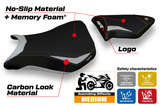 BMW S1000RR 2012-2014 Seat Cover Tappezzeria Italia TPZ Comfort in Silver and Black