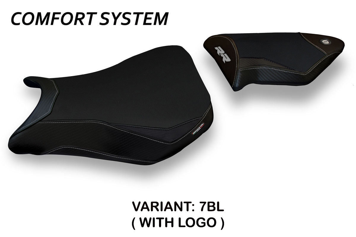 BMW S1000RR 2012-2014 Seat Cover Tappezzeria Italia TPZ Comfort in Black
