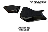 BMW S1000RR 2012-2014 Seat Cover Tappezzeria Italia TPZ Ultragrip in Silver and Black