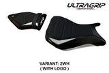 BMW S1000RR 2012-2014 Seat Cover Tappezzeria Italia TPZ Ultragrip in White and Black