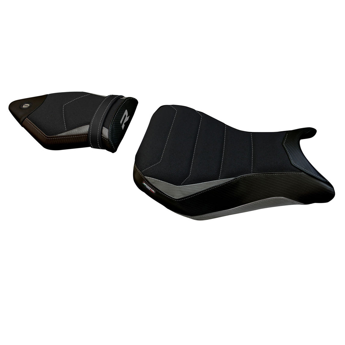 BMW S1000R 2014-2020 Seat Cover Tappezzeria Italia TPZ Ultragrip in Silver