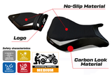 Funda de asiento para BMW S1000R 2014-2020 Tappezzeria Italia TPZ en blanco y negro