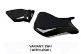 Funda de asiento para BMW S1000R 2014-2020 Tappezzeria Italia TPZ en blanco y negro