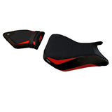 Funda de asiento BMW S1000R 2014-2020 Tappezzeria Italia TPZ en rojo y negro
