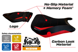 BMW S1000R 2014-2020 Seat Cover Tappezzeria Italia TPZ Comfort in Red and Black