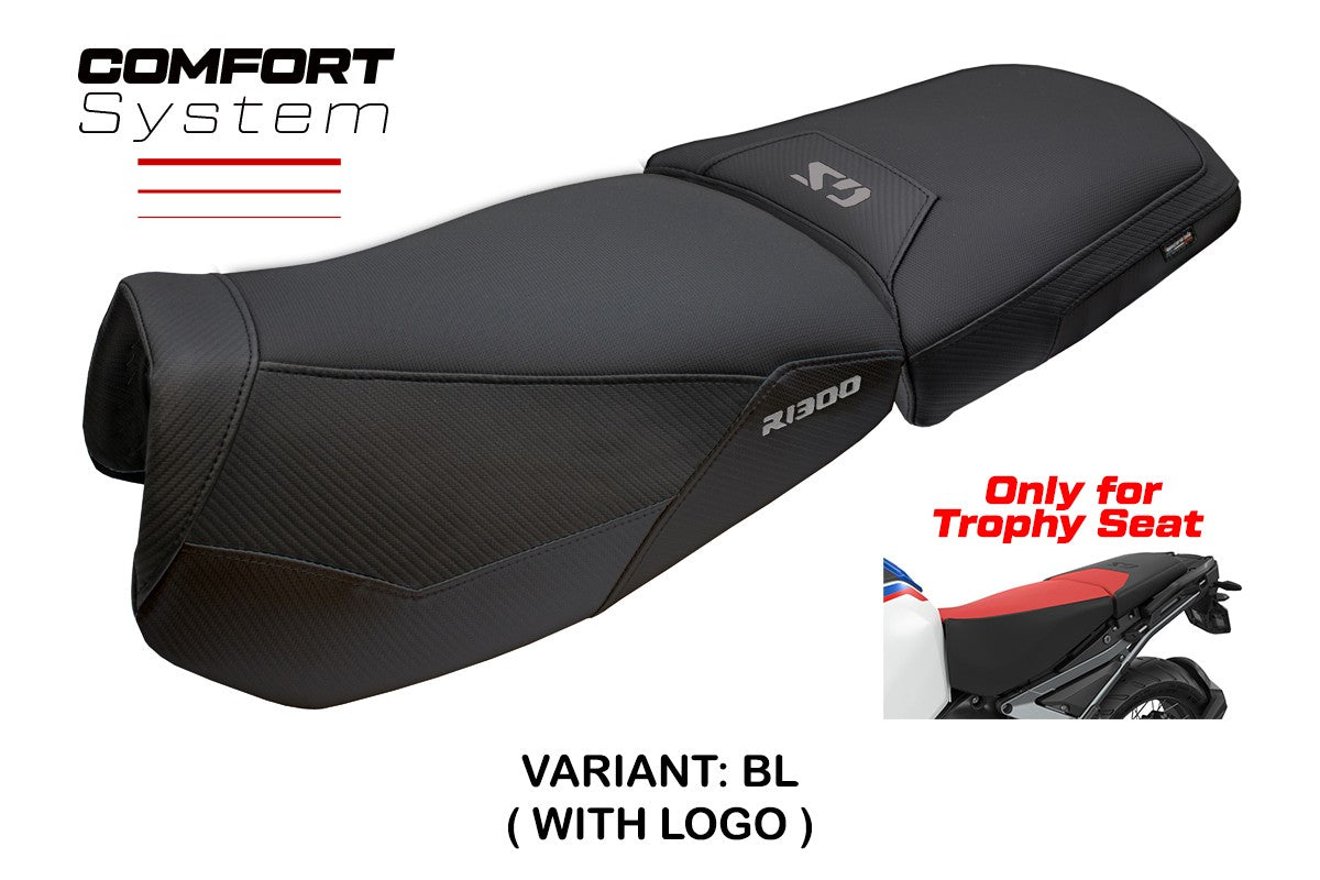 BMW R1300GS Adventure Trophy 2024-2026 Seat Cover Tappezzeria Italia TPZ Comfort Black