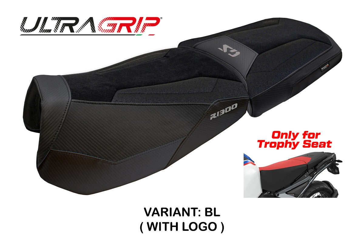 BMW R1300GS Adventure Trophy 2024-2026 Seat Cover Tappezzeria Italia TPZ Ultragrip Black