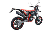 Beta 125 RR ENDURO 2021-2024 Exhaust GPR Slip-on Furore Evo4 Nero