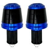 Suzuki GSXR Black and Blue Aluminum / Rubber Gel Grips