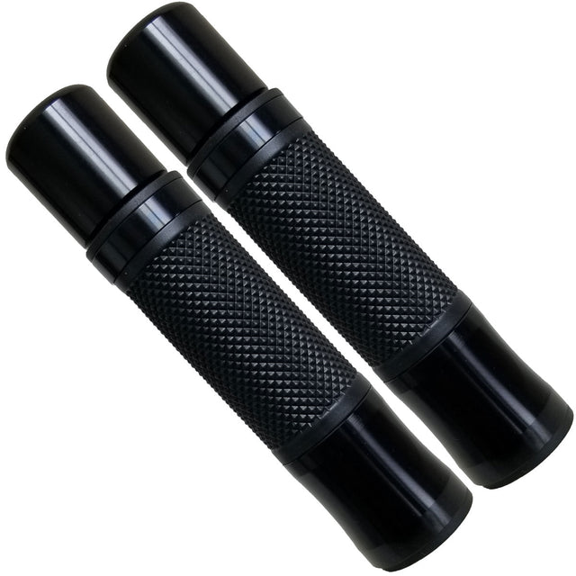 Suzuki GSXR Black Aluminum / Rubber Gel Grips