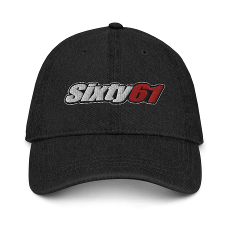 Sixty61 Black Denim Hat for Men and Women