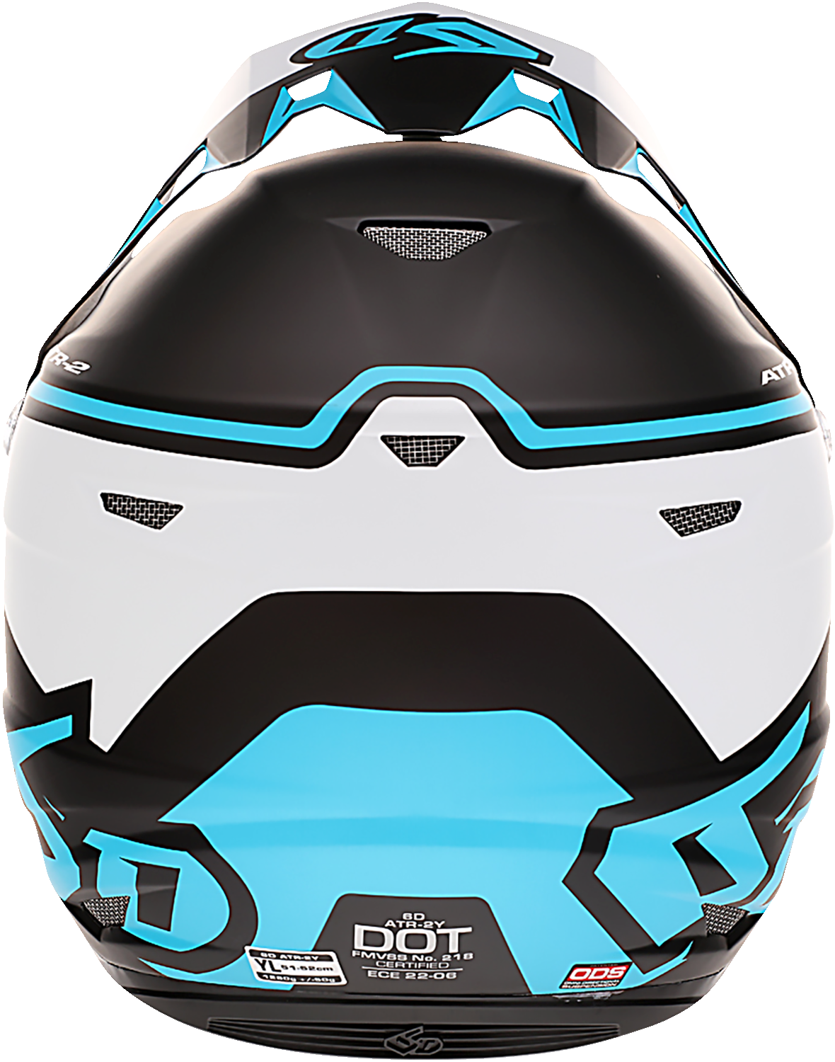 Casco de motocicleta 6D ATR-2Y - Drive - Cian - XL 11-6303