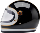Casco BILTWELL Gringo S - Blanco brillante/Negro Tracker - XL 1003-566-505 