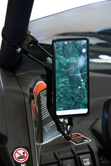 Soporte KLOCK WERKS para teléfono, jaula antivuelco, desplazamiento de 1-7/8" KWD-05-0531