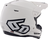 6D ATR-2Y Motorcycle Helmet - Gloss White - Medium 11-5611