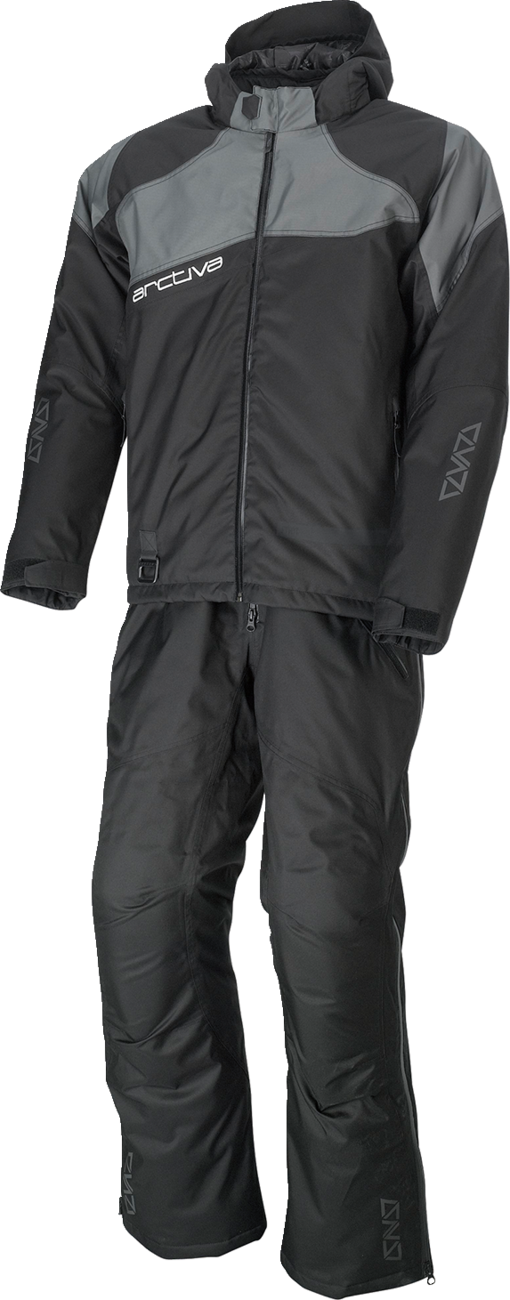 Chaqueta con capucha ARCTIVA Pivot 5 - Negro/Gris - Talla pequeña 3120-2054 