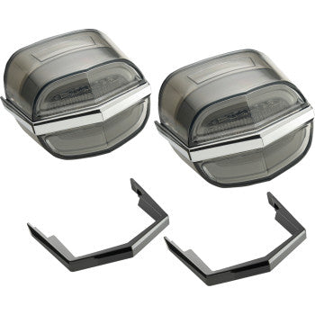 Luces traseras CIRO - Lente ahumada - Tri Glide 40933 