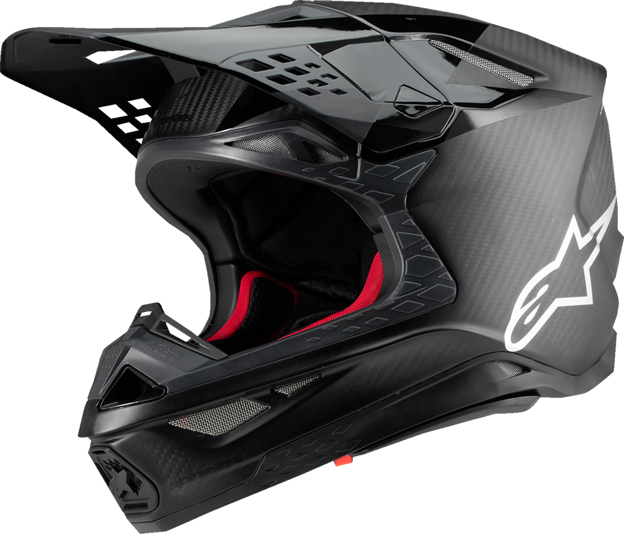 Casco de moto ALPINESTARS Supertech M10 - Fame - MIPS® - Carbono negro - XS 8300423-1902-XS