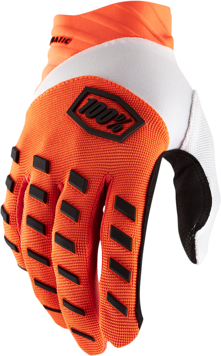 Guantes 100% Airmatic - Naranja fluorescente - Pequeños 10000-00020