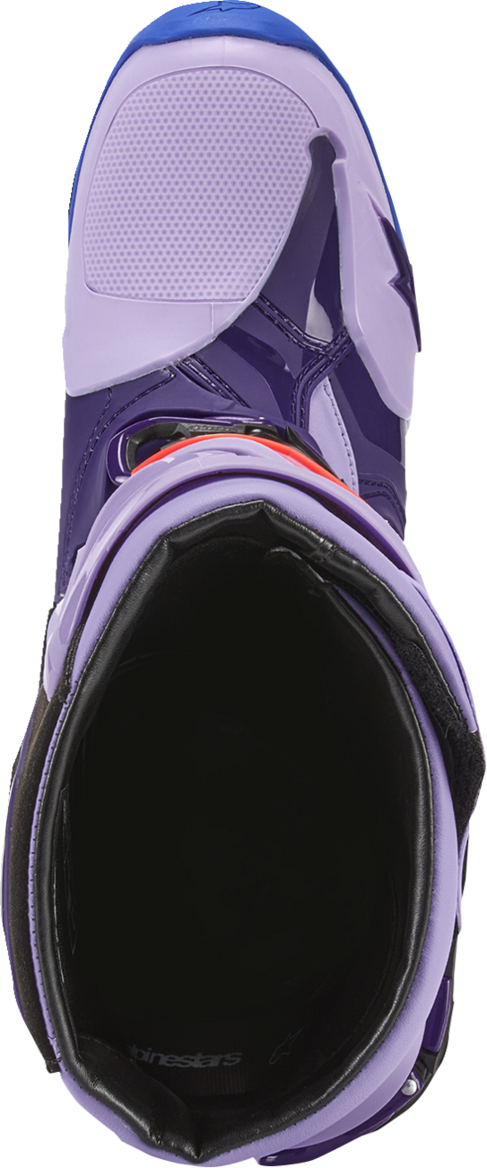 Botas ALPINESTARS Tech 10 - Morado láser - Talla 11 de EE. UU. 2010020-398-11