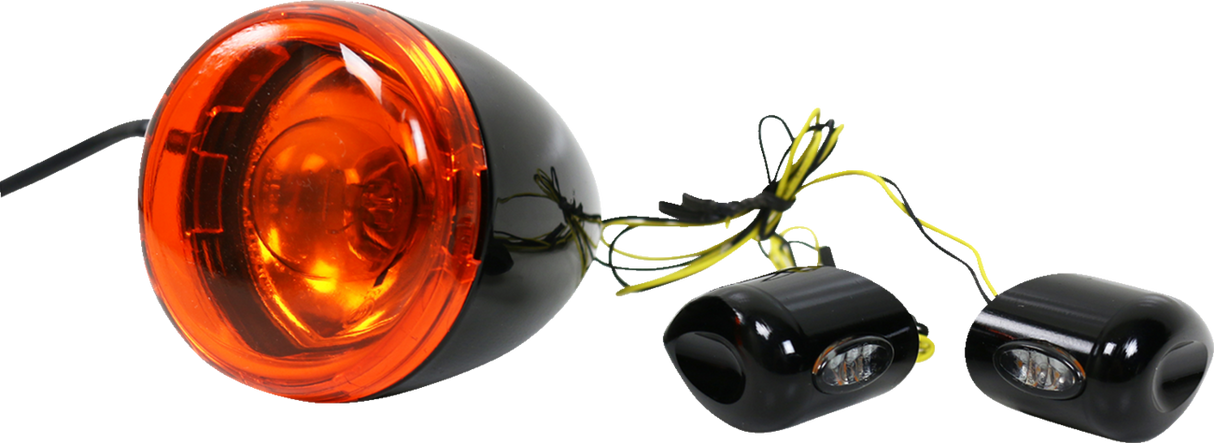 Intermitente para motocicleta KODLIN - Negro K68459