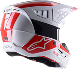 Casco de motocicleta ALPINESTARS SM5 - Bond - Blanco/Rojo - Grande 8303522-2032-LG