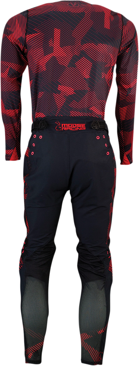 Camiseta Agroid de MOOSE RACING - Roja/Negra - Pequeña 2910-6398 