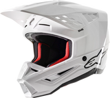 ALPINESTARS SM5 Motorcycle Helmet - Solid - Gloss White - Medium 8303121-2180-MD