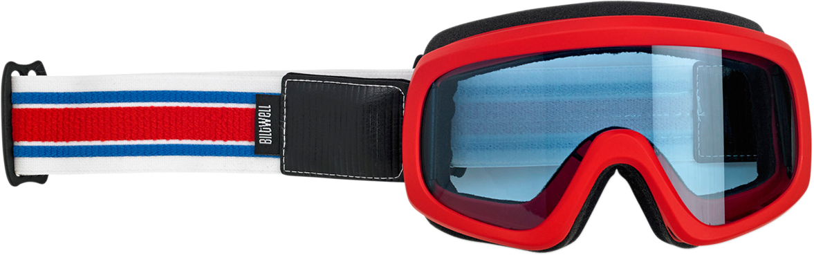 Gafas de visión nocturna BILTWELL Overland 2.0 - Racer - Rojo/Blanco/Azul 2111-5605-007 
