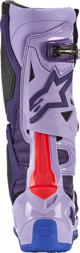 Botas ALPINESTARS Tech 10 - Morado láser - Talla 11 de EE. UU. 2010020-398-11
