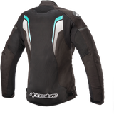 Chaqueta ALPINESTARS Stella T-GP Plus R v3 Air para mujer - Negro/Blanco/Verde azulado - Mediana 33106201270M