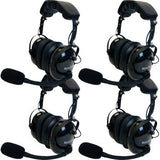 Kit de intercomunicador/radio y auriculares NAVATLAS - 4 asientos - Negro NI2ROHBK4 