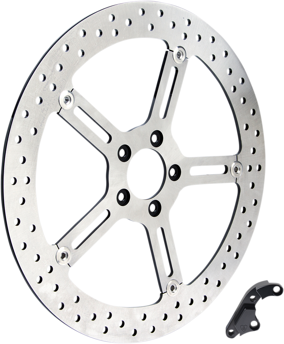 Disco de freno grande ARLEN NESS - 15" - Delantero izquierdo - Harley-Davidson 02-972 