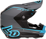 Casco de motocicleta 6D ATR-1 - Stealth - Cian - Grande 10-4627