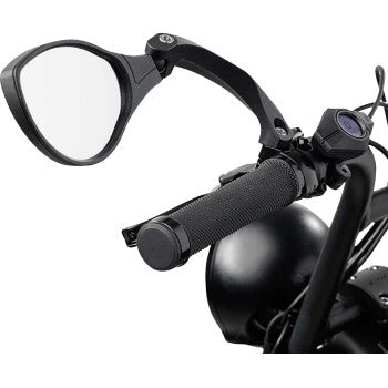 Espejo retrovisor BIKASE - Cristal de alta definición - Mango izquierdo 6002 