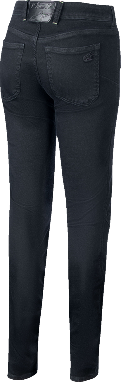 Pantalones vaqueros de equitación para mujer ALPINESTARS Daisy v3 - Negro enjuagado - 26 3338524-1202-26