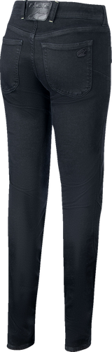 Pantalones vaqueros de equitación para mujer ALPINESTARS Daisy v3 - Negro enjuagado - 26 3338524-1202-26