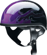 Z1R CC Beanie Motorcycle Helmet - Hellfire - Purple - Small 0103-1339
