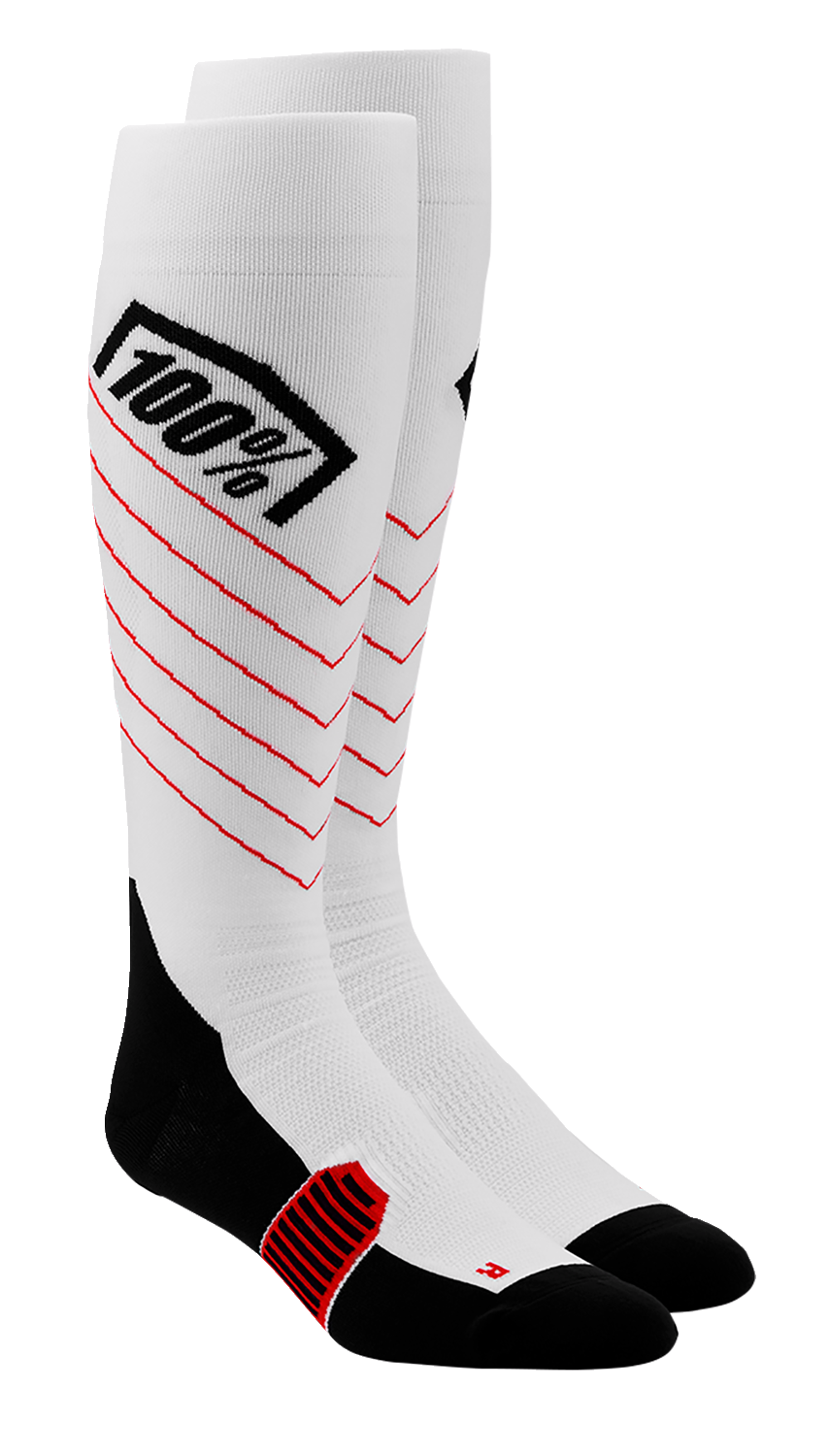 Calcetines de alto rendimiento 100% Hi-Side - Blancos - Talla pequeña/mediana 20054-00005