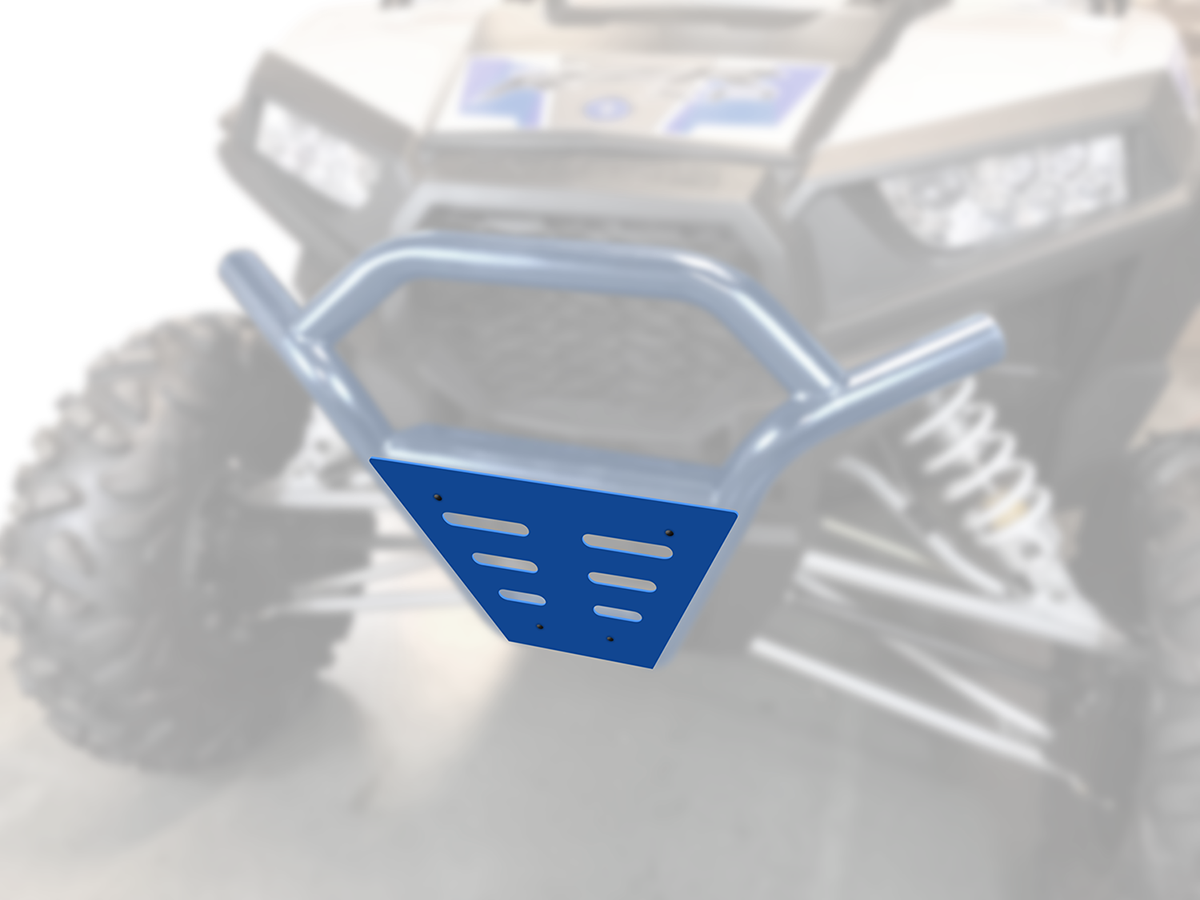 MOOSE RACING Protector de parachoques delantero - Azul - RZR 1013-BU