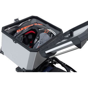 Baúl superior SW-MOTECH TRAX ADV - 38 litros - Plata ALK.00.733.15000/S 