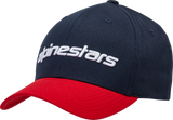 Gorra lineal ALPINESTARS - Azul marino/Rojo - L/XL 1230810057030LX