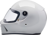 Casco BILTWELL Lane Splitter - Blanco brillante - Mediano 1004-104-503 