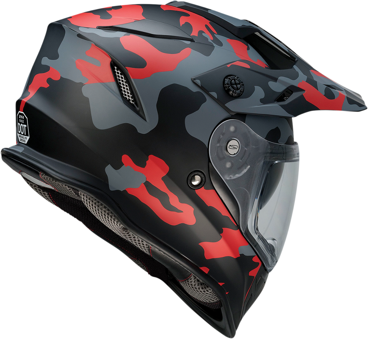 Casco de moto Z1R Range - Camuflaje - Rojo - 2XL 0140-0098 