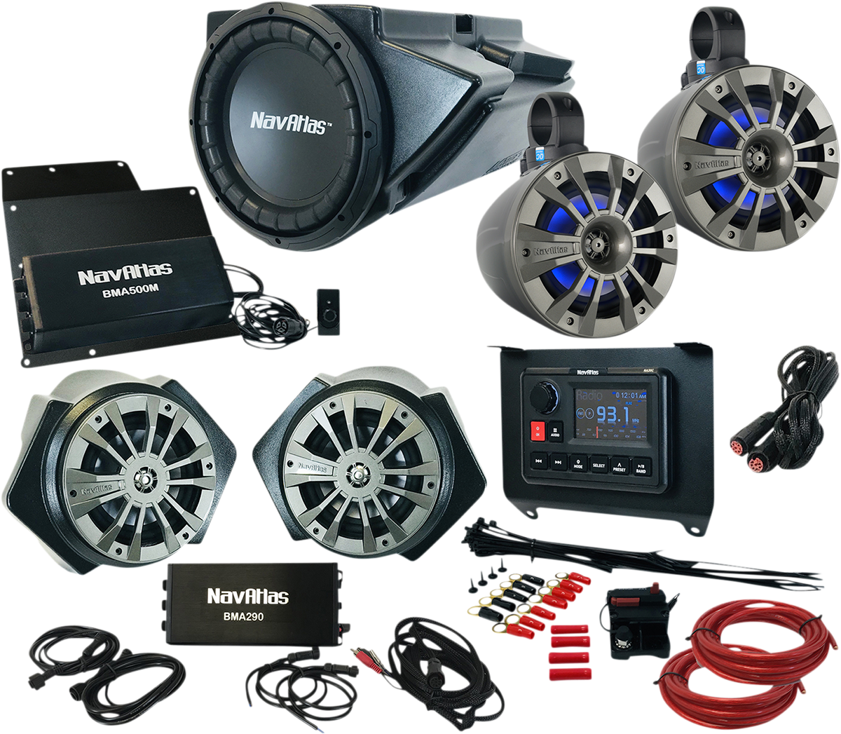 Kit de audio NAVATLAS - Zona 4 - RZR RZR1ZONE4 
