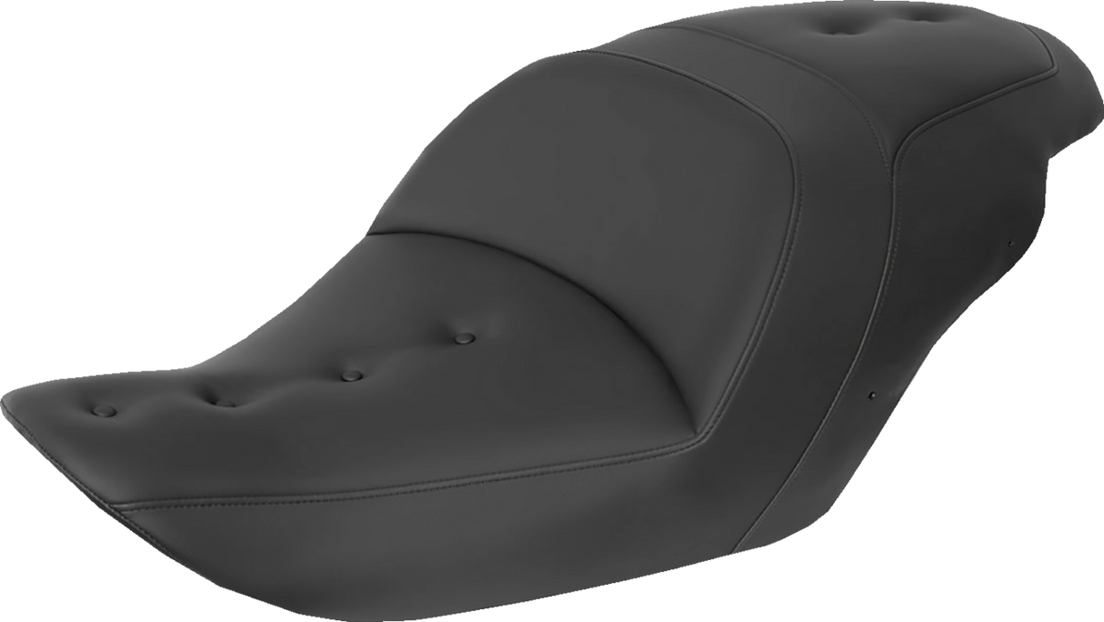 Sofá de carretera SADDLEMEN con asiento acolchado - Sin respaldo - Negro H23-20-181 