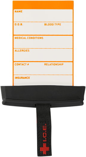 ICON I.C.E. Card/Holder - Black 2840-0071