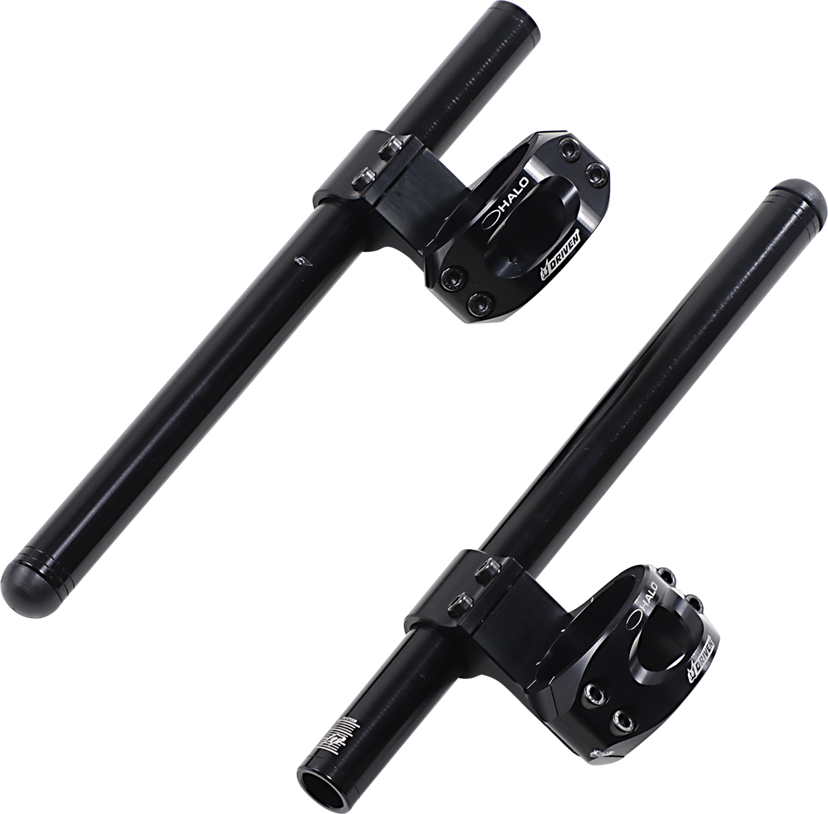 Manillar DRIVEN RACING - Semi-ajustable - Halo - Elevador - 47 mm - Negro DHCLOR-47BK 