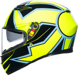 Casco de moto AGV K3 - Rossi WT Phillip Island 2005 - Grande 2118381004002L