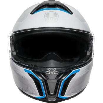 Casco de moto AGV Tourmodular - Frequency - Gris claro/Azul - XL 211251F2OY00615 